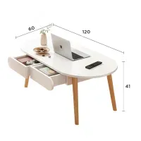 Mesa de Centro Vintage Angeles Blanco