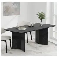 Mesa de Comedor TU MESITA Málaga color Negro