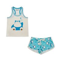 Pokemon Conjunto Pijama 2 Piezas Mujer Snorlax Talla S