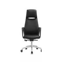 Silla Haven Hanson - H de Cuero Negro Presidencial