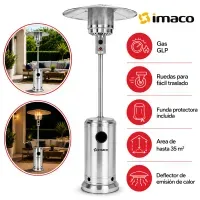 Calentador De Patio a Gas PHS130 Acero Inox
