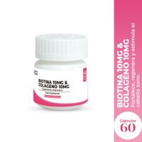 Biotina 10mg & Colageno 100mg 60capsulas Dermo Sumak