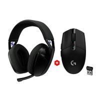 Combo: Audífonos gamer Logitech G321, negro + mouse gamer Logitech G305 Lightspeed Wireless