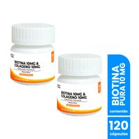 Biotina Pura 10mg 60capsulas - Dermo Sumak 2 Uni