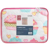 Cubrecama DECO HOME Sweet 1.5 Plazas