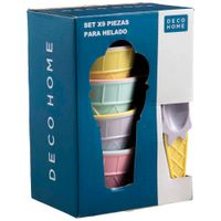 Set DECO HOME Molde para Helado 9un