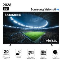 Smart TV Samsung 85'', 4K Ultra HD, Mini LED, sistema Tizen integrado, UN85M70HAGXPE, 2026