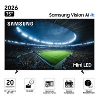 Smart TV Samsung 75"", 4K, MiniLED M70H, sistema Tizen integrado, UN75M70HAGXPE, 2026