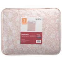 Cubrecama VIVA HOME Seersucker Beige 2 Plazas