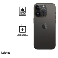 iPhone 14 PRO 128 Gb ESIM I Reacondicionado Grado A I color: Negro Espacial