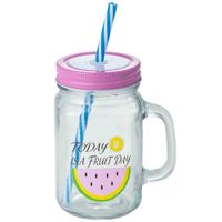 Mason Jar DECO HOME Frutas Surtido