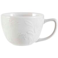 Taza DECO HOME Cerámica Blanca Acuarela