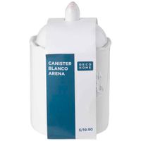 Canister DECO HOME Blanco Arena