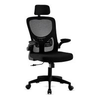 Silla de Oficina Ergonomica con Soporte Lumbar Guss Negro