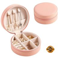 Maletin Organizador Joyero Viaje Rosado MDA290042 Redondo