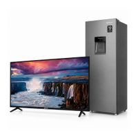 Televisor Miray TV 50"" 4K UHD Negro + Refrigeradora Miray 172L Gris