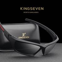 Lentes de Sol KINGSEVEN Sport - Polarizados - UV400 - Negro