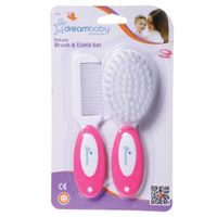 Set De Cepillo Y Peine Rosado Dreambaby