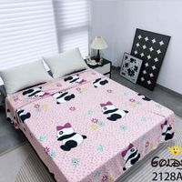Manta Polar 800g de 2 Plazas Estampada  para Verano e Invierno