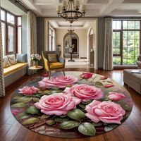 Alfombra Circular Grande 2mts de Diámetro para Sala o Dormitorio