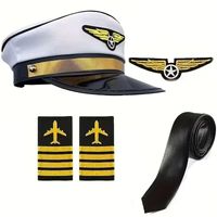 Set x 5 accesorios disfraz piloto Halloween