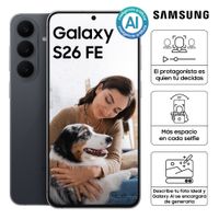 Smartphone Samsung Galaxy-S26 FE 5G 256GB Negro SM-S741BZKLLTP