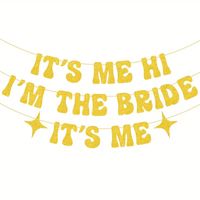 Cadeneta banderines dorado para despedida de soltera swiftie novia bride
