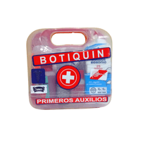 BOTIQUIN PORTÁTIL DE PRIMEROS AUXILIOS TIPO LONCHERA