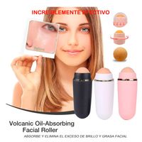 limpiador facial Roller Antibrillo y grasa facial volcánica MODELO LABIAL