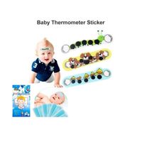 Set 6 termómetros adhesivos en dibujos + 10 parche fiebre