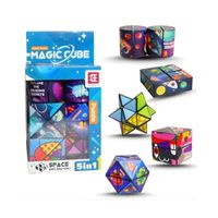Juguete Sensorial 5 en 1 Exploracion Espacial Rompecabezas 3d  Magnetico
