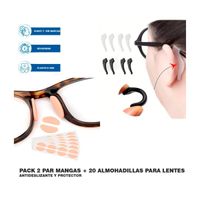 PACK MANGAS Y ALMOHADILLA ANTIDESLIZANTE PARA LENTES