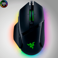 Mouse gamer Razer Basilisk V3, cableado, 26K DPI, HyperScroll, RGB, negro
