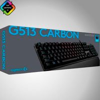 Teclado Gamer Logitech G513 RGB Mecánico Reposamanos Incluido, Switches Brown Ingles