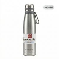 Termo Tomatodo de Acero Inoxidable con Filtro Para Té de 1 Litro Color Plateado