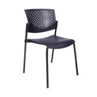 Silla De Diseño Fija Movie Negro/Negro Ofideas