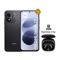 Celular Xiaomi Redmi Note 17 256GB 6GB 6.99"" Negro + Audífonos Buds 6 Play Negro