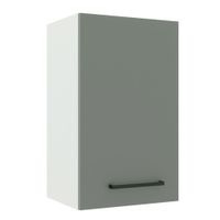 Alacena de Cocina Agata 40 cm 1 Puerta Blanco/Gris