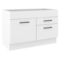 Mueble de Cocina Agata 120 cm - Mostrador para Lavadero Blanco 02