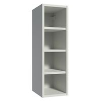 Alacena de Cocina Abierta Portabotellas Glamy 4 Nichos Blanco