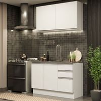Mueble de Cocina Integral Glamy 120 cm Blanco 03