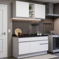 Mueble de Cocina Integral Glamy 150 cm Blanco 02