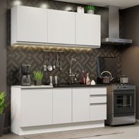 Mueble de Cocina Integral Glamy 180 cm Blanco 05