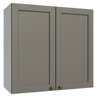 Alacena de Cocina Vik 70 cm 2 Puertas Blanco/Gris