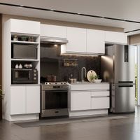 Mueble de Cocina Integral Glamy 350 cm Blanco