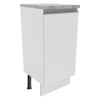 Mueble de Cocina Glamy 35 cm 1 Puerta Blanco
