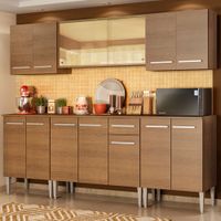 Mueble de Cocina Integral Glamy 270 cm Blanco 12