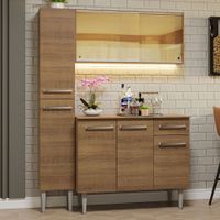 Mueble de Cocina Integral Emilly 137 cm Marrón 06