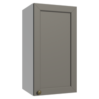 Alacena de Cocina Vik 35 cm 1 Puerta Blanco/Gris