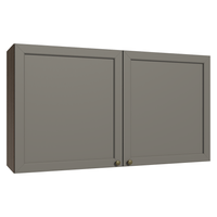 Alacena de Cocina Vik 120 cm 2 Puertas Marrón/Gris